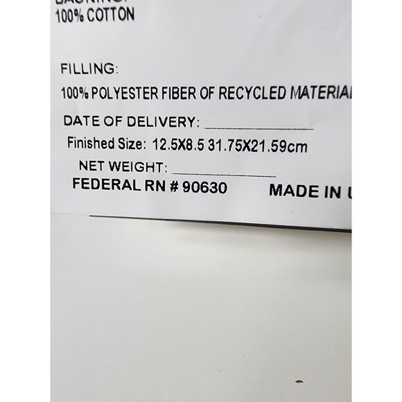 MANUAL WOODWORKERS & WEAVERS Green Tan Red Grandmother Throw Pillow 12.5x8.5 NWT - Picture 6 of 7